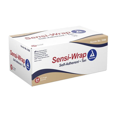 Bandage Sensi-Wrap Elastic 3"x5yd Not Made With Natural Rubber Latex Tan 24/Ca - Surgical Supplies NY